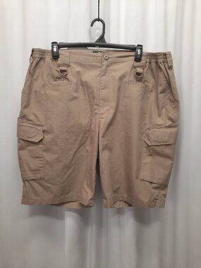 LA Police Gear Men's Operator Tactical Cargo Shorts Size 44 Khaki Tan 11" Inseam